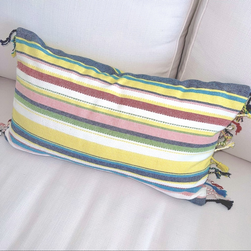 EUC Pastel Pillow ~23” x 13”